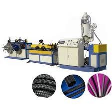 গুণ  200mm-800mm HDPE Corrugated Pipe Extrusion Line Single Wall কারখানা