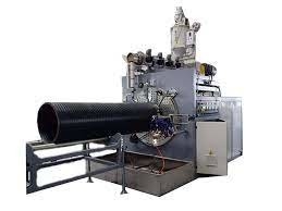 1000mm-2200mm HDPE উইন্ডিং পাইপ এক্সট্রুশন লাইন 700KG